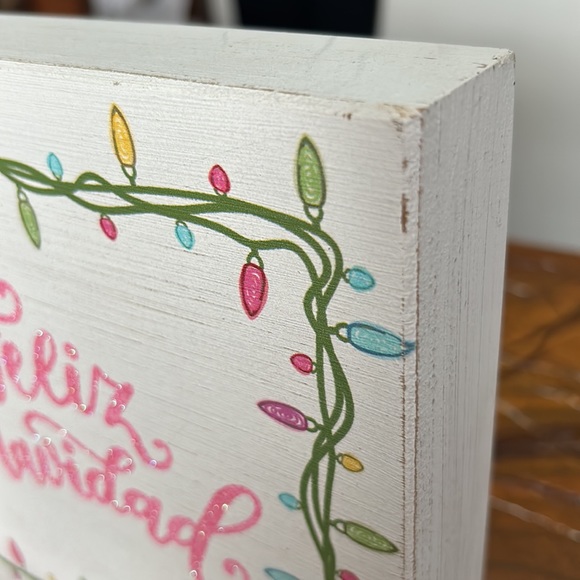 Feliz Navidad Sign - Picture 2 of 3